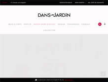 Tablet Screenshot of dansunjardin.com